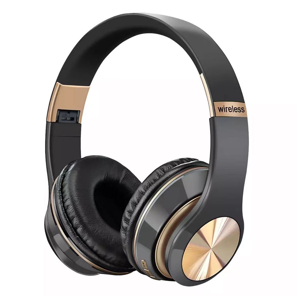 Thumbnail: Bluetooth 5.0 Gaming Headphones Blutooth T5 Music Foldable Earphone Bluetooth Wi