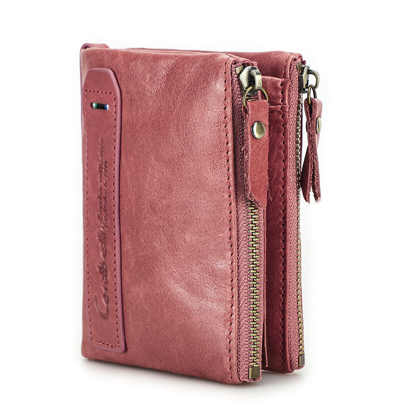 Thumbnail: CONTACT'S Genuine  Leather Short Wallets for Women Luxury Designer Card Holder C