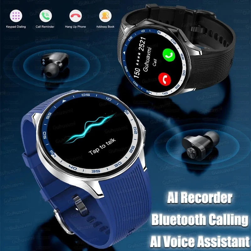 Thumbnail: For Huawei Xiaomi New 32G RAM Memory Smart Watch Men 1.43 inch Local Heart Rate 
