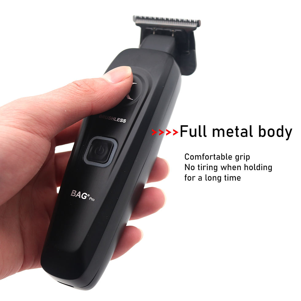 Thumbnail: DKBAG DK-078 Trimmer for Men Full Metal Brushless Motor DLC Blade with Base Char