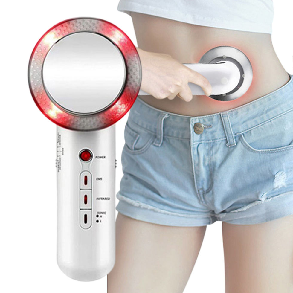 3 IN 1 Ultrasonic Cavitation EMS Body Slimming Massager Fat Burner Skin Care Inf