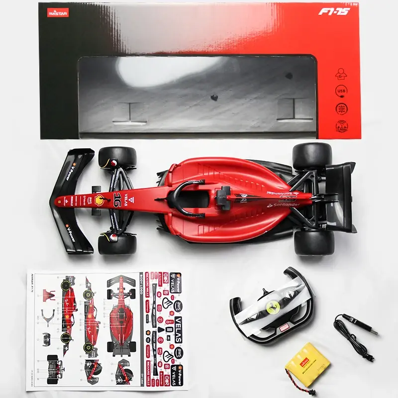 Thumbnail: Ferrari  Charles Leclerc F1 Formula Racing RC Car Toy Remote Control 