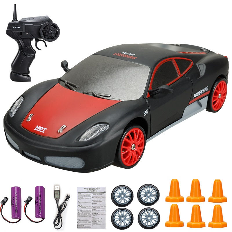 Thumbnail: 2.4G High speed Drift Rc Car 4WD Toy Remote Control AE86 Model GTR Vehicle Car R