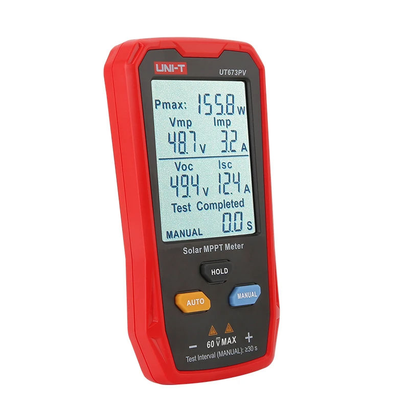 Thumbnail: UNI-T UT673PV Solar MPPT Meter 5~800W PV Module Maximum Power Tester Open Circui