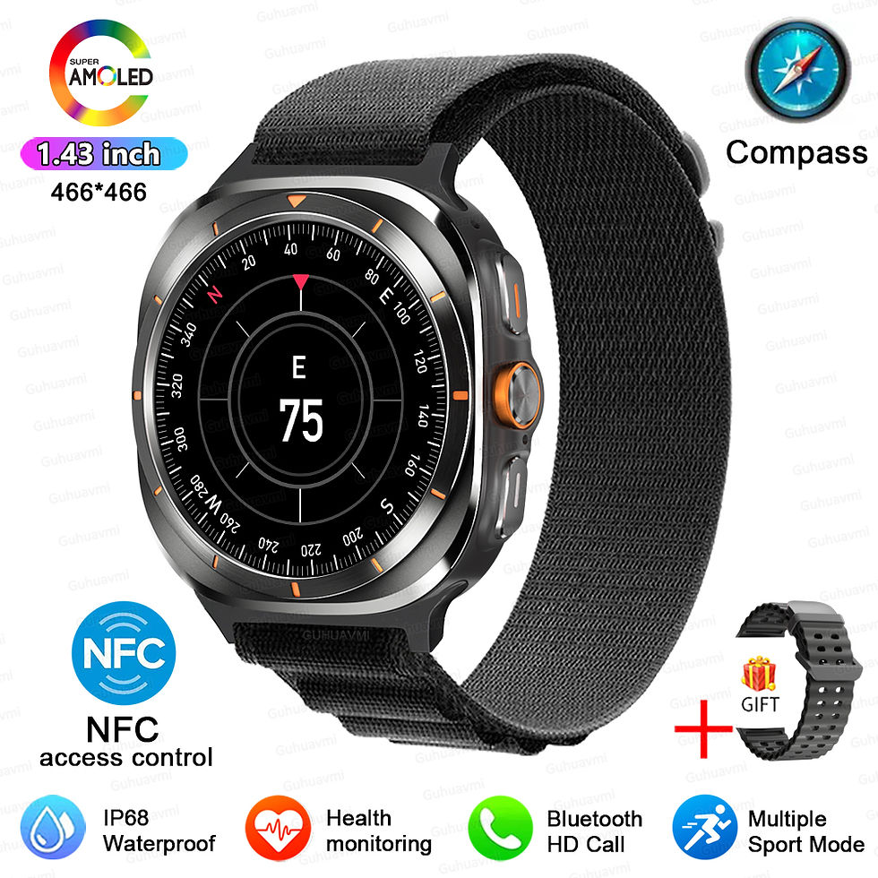 Thumbnail:  Galaxy Watch 7 Ultra GPS Trackr NFC Smart Watch Men Custom Dial 460*460 AMOLED 