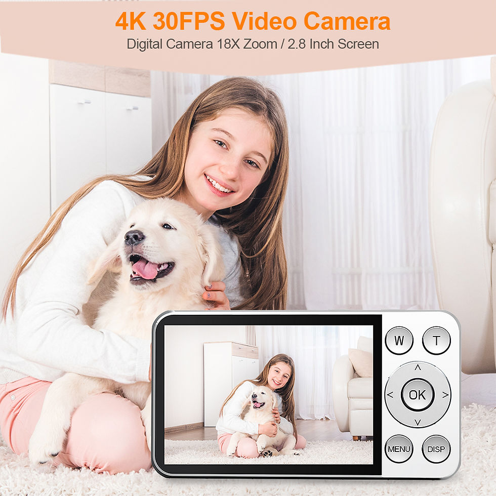 Thumbnail: Vandlion A56  4K 30FPS Digital HD Camera Fill Light Type-C 2000mAh Long Battery 