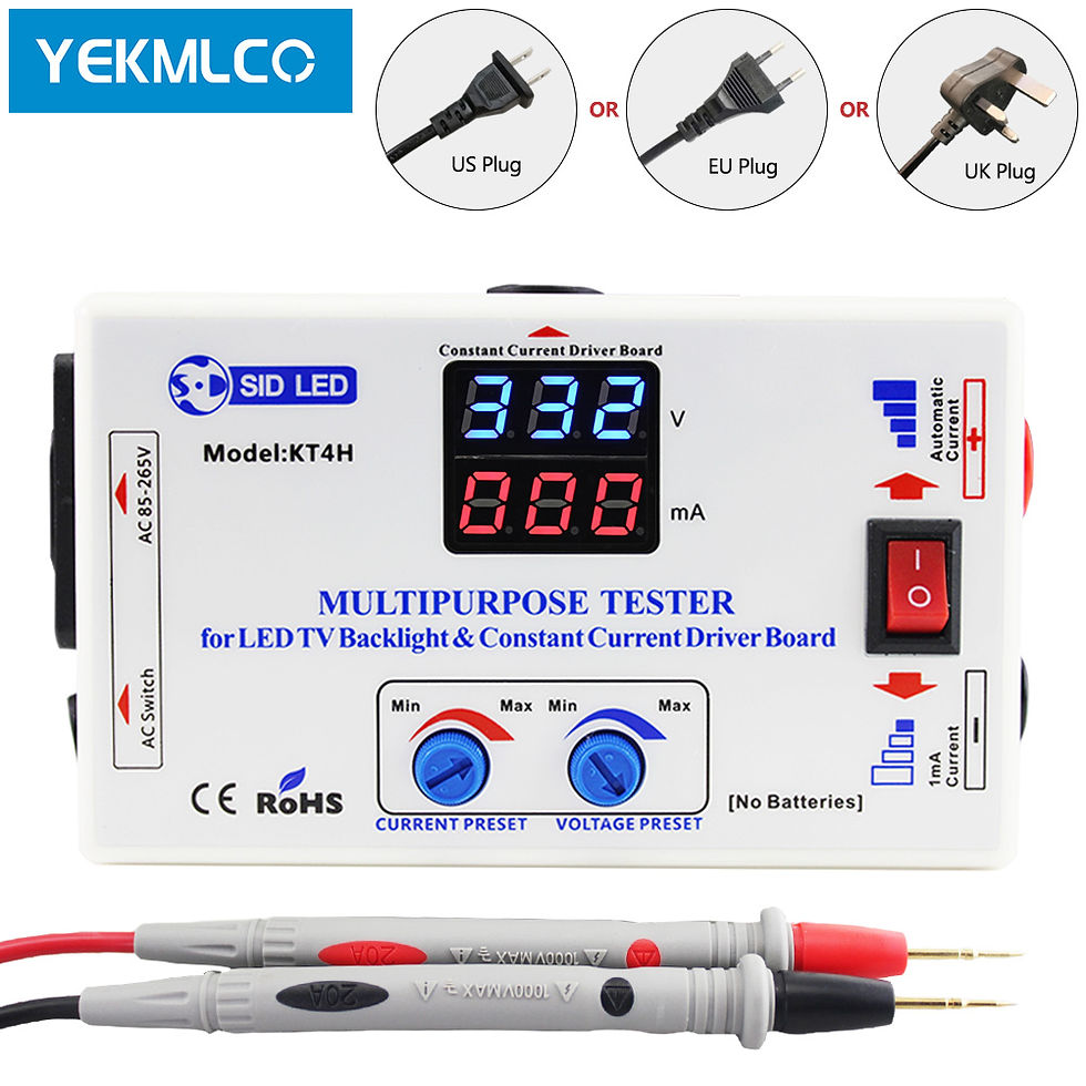 Thumbnail: YEKMLCO KT4H 0-330V LED TV Backlight Tester Smart-Fit Manual Voltage Adjustment 