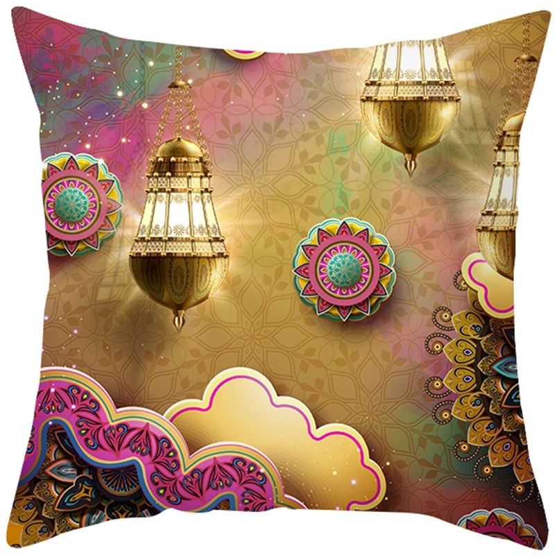Thumbnail: EID Mubarak Decor Cushion Cover Aid Ramadan Decorations 2024 Islamic Muslim Deco