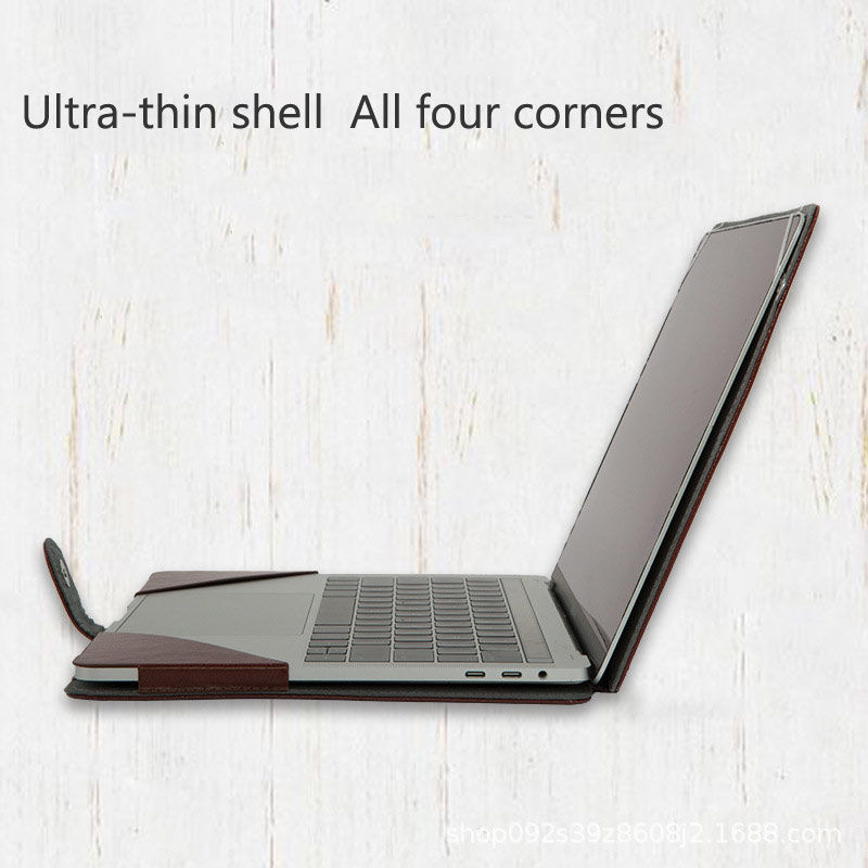 Thumbnail: PU Leather Case for Apple MacBook Air Pro Retina Air Pro 16 2020 15 13 12 11  Pr