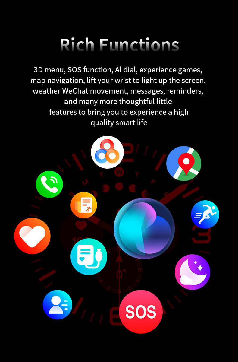 Thumbnail:  Galaxy Watch 7 Ultra GPS Trackr NFC Smart Watch Men Custom Dial 460*460 AMOLED 