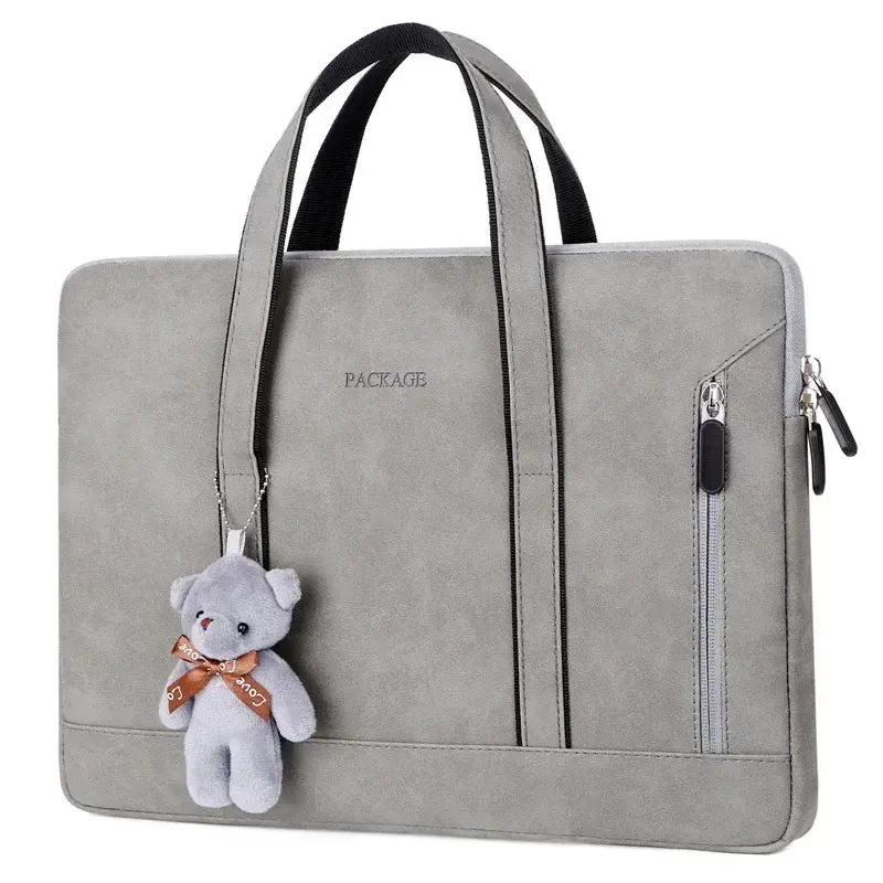 Thumbnail: Laptop Bag 13 14 15 15.6 Inch Handbag Women Notebook Bag for Macbook Pro Air 13 
