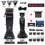 Thumbnail: Professional Hair Clipper Kit for Men DLC Blade with Base Charger Cordless USB I