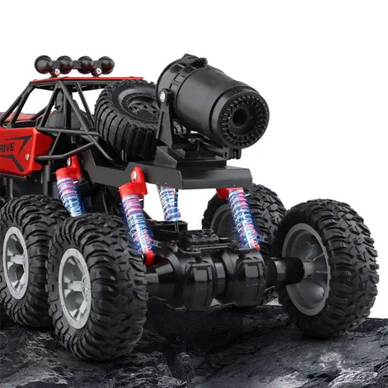 Thumbnail: 1: 18 Six Wheel Drive RC CAR Cross-country Climbing Spray Racing Car Remote Cont