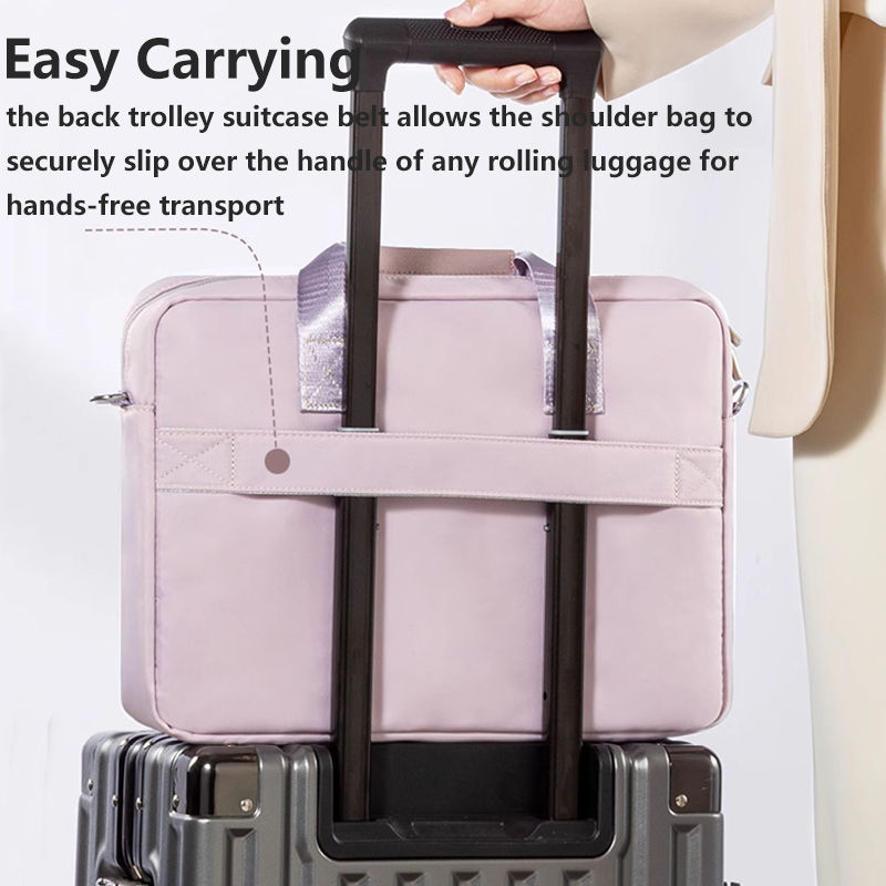 Thumbnail: Laptop Shoulder Messenger Bag Women for 13.3 14 15.6 inch MacBook Air Pro 13 14.