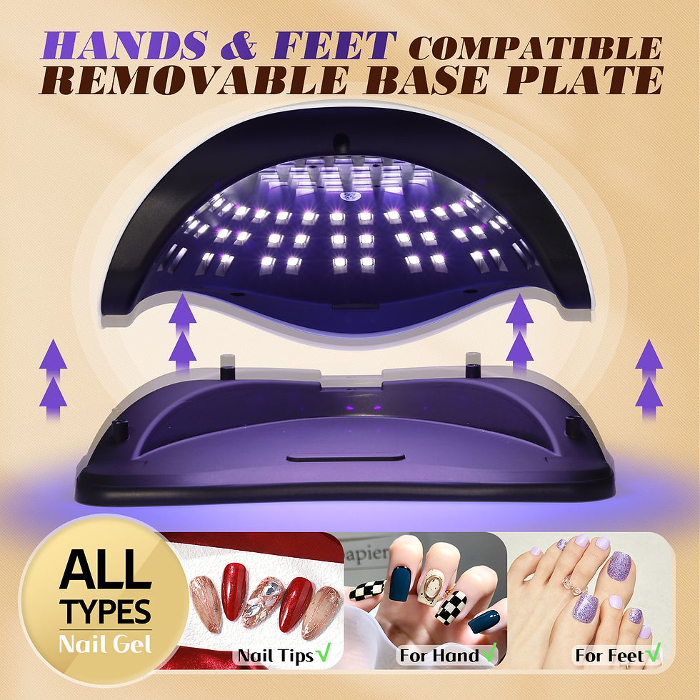 Thumbnail: DianaBeauty 380W LED UV Lamp Dryer for Nails Gel Polish Drying Lamp with 4 Timer