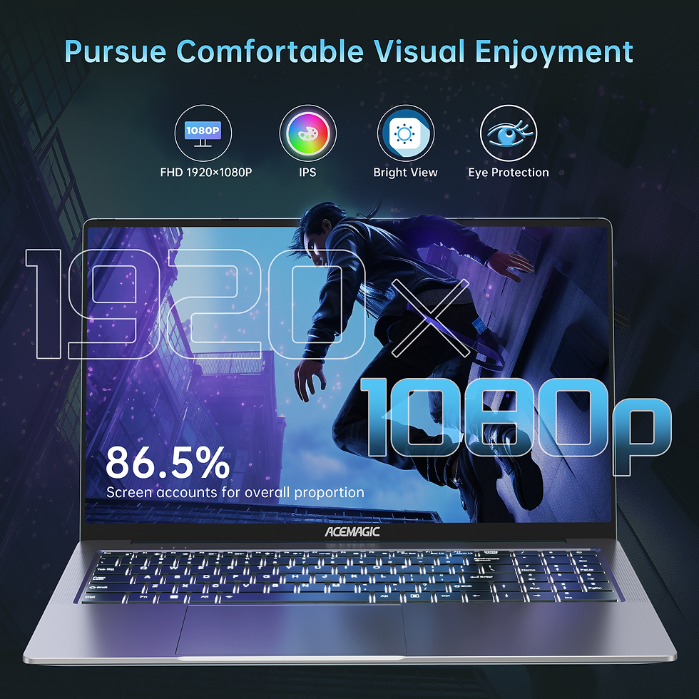 Thumbnail: ACEMAGIC Gaming Notebook AMD Ryzen 7 5700U(Beat i7-1265U)Backlit Laptop Keyboard