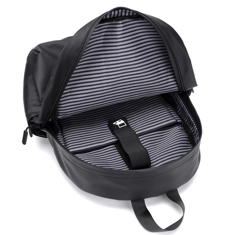 Thumbnail: Anti-scratch Double Shoulder Bag Breathable Polyester Large Capacity Adjustable 