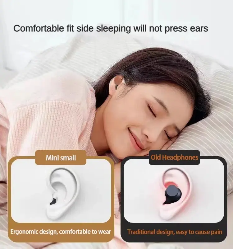 Thumbnail: Mini 5.3 wireless bluetooth headset small earbuds sleep work sports invisible he