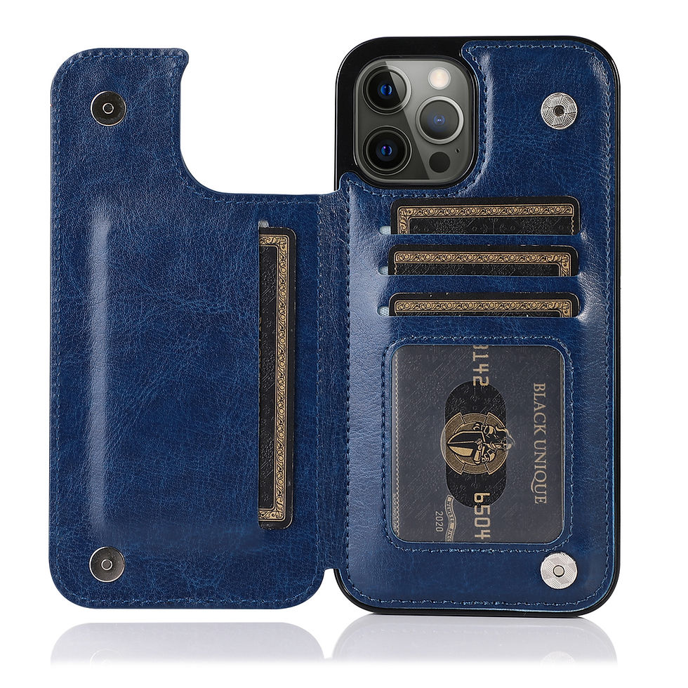 Thumbnail: for iPhone 16 Pro Max 16 Plus 16 Wallet Case With Card Holder, PU Leather Kickst