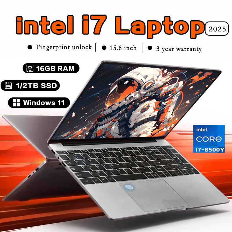 15.6" Windows 11 Pro Laptop Intel Core i7 8500Y 16GB RAM 1TB SSD Office Gamer C