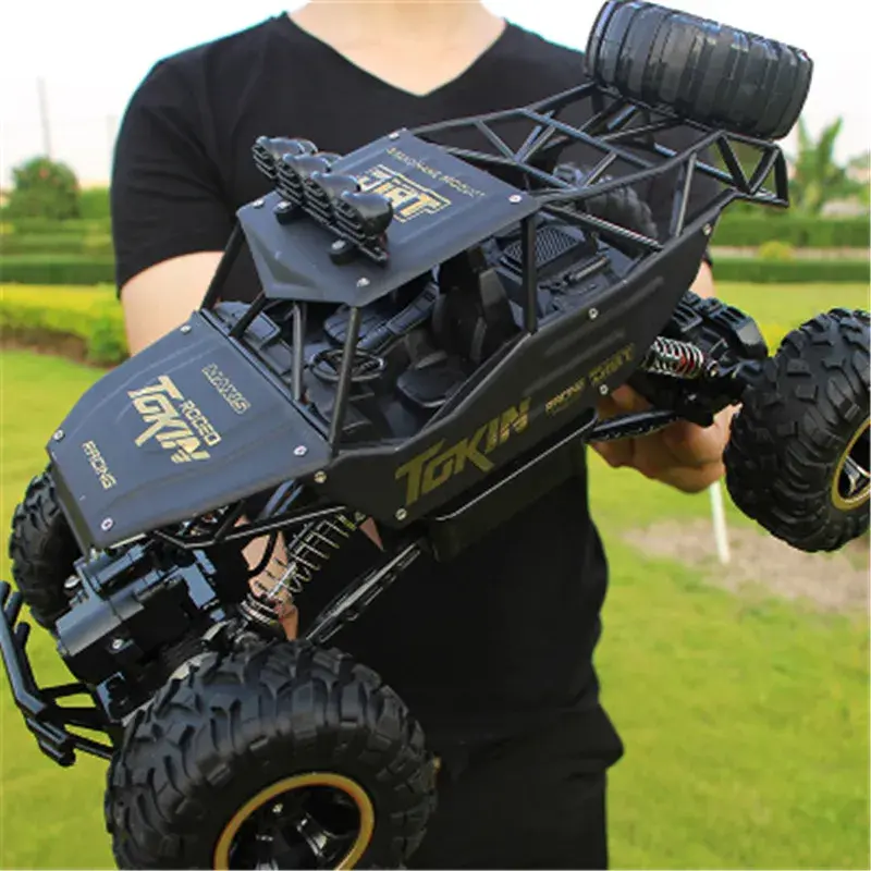 Thumbnail: Big Carro 1:12 4WD RC Car 27/37cm 2.4G Remote Control voiture Toys Buggy High sp