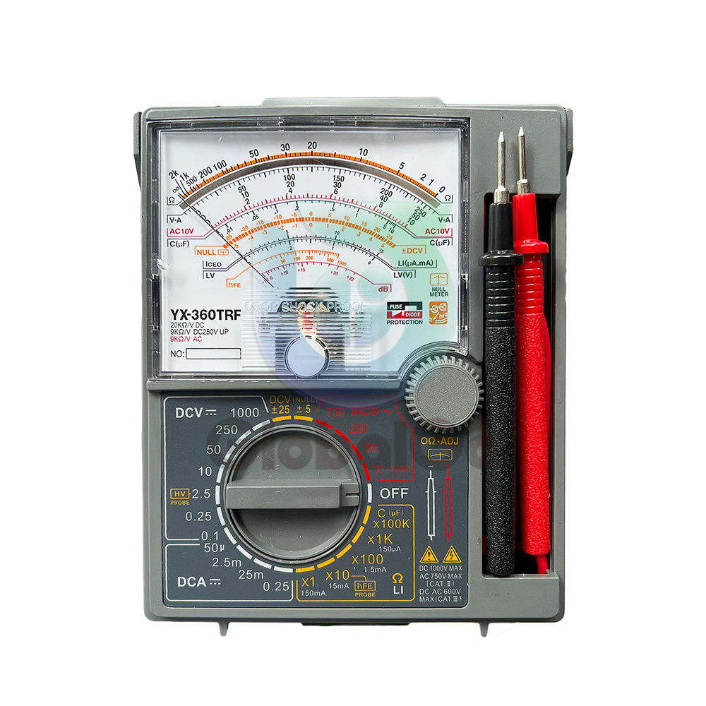 YX-360TRF Analog Multimeter Tester Pointer Type Zero Center Instrument 200Mohm