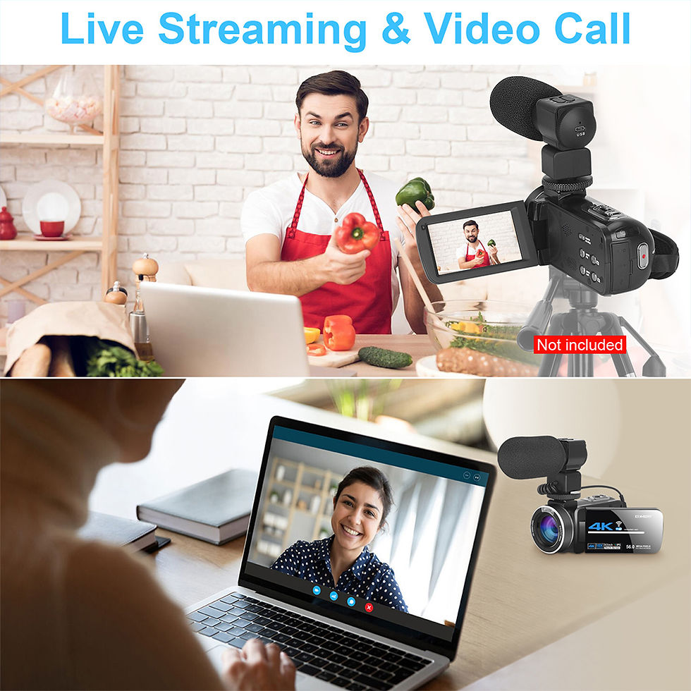 Thumbnail: 2024 Video Camera YouTube for Tiktok Vlogging IR Night Vision UHD 4K Webcam 56MP