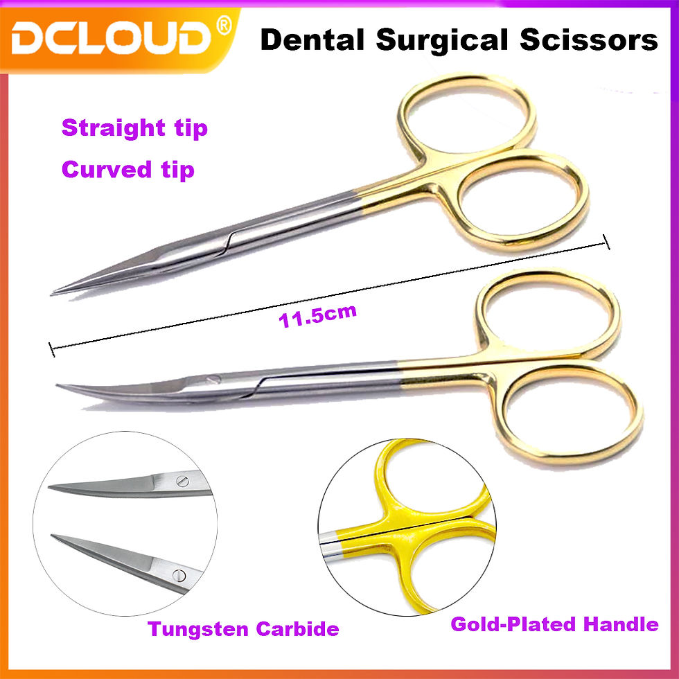 1Pc Dental Surgical Scissors Stainless Steel 11.5cm Needle Holder Plier Straight