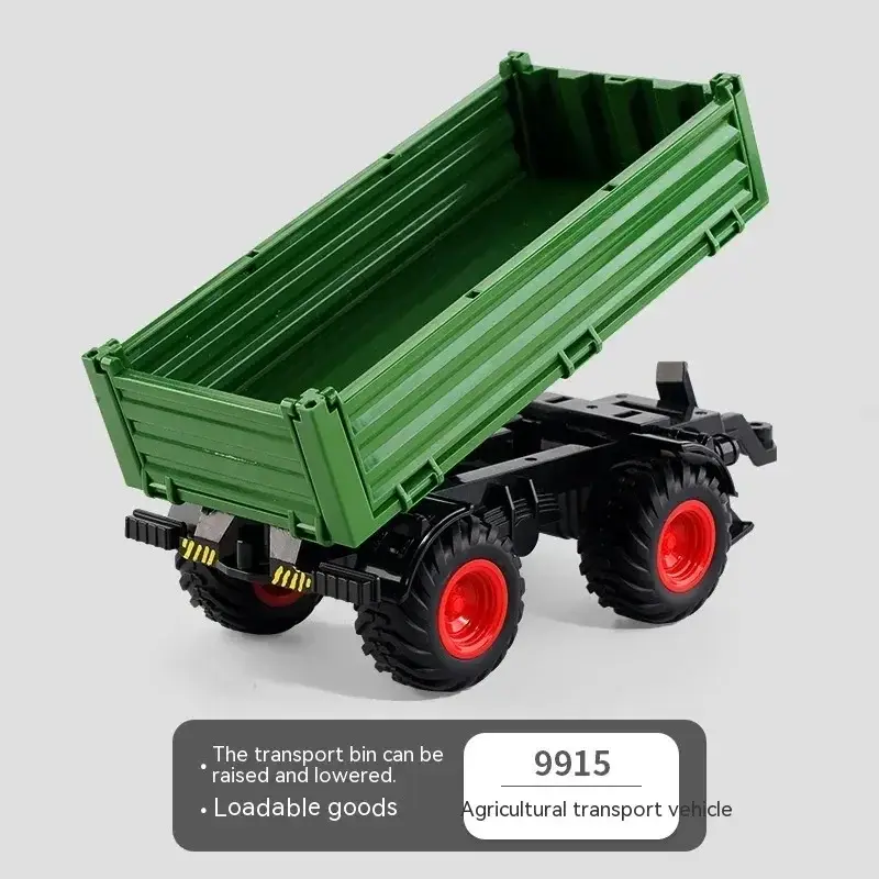 Thumbnail: Rc Car 1:24 Alloy Remote-Controlled Tractor Toy With Headlights Simulation Elect