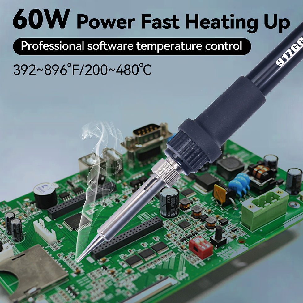 Thumbnail: Silverflo 8586D Soldering Station 2 IN 1 Hot Air Gun Solder Station with 2 Digit
