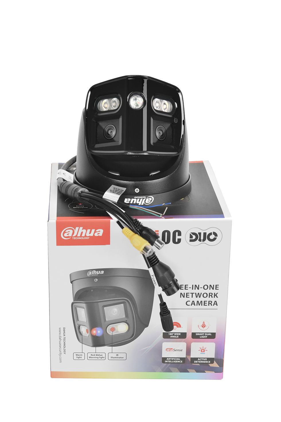 Thumbnail: Dahua Original 2x4MP TiOC Duo Splicing Fixed-focal WizSense 8MP Camera IPC-PDW38