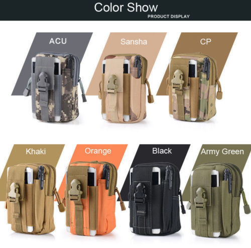 Thumbnail: Outdoor Waterproof Tactical Bag Waist Fanny Pack Camping Military Army Bag Pouch