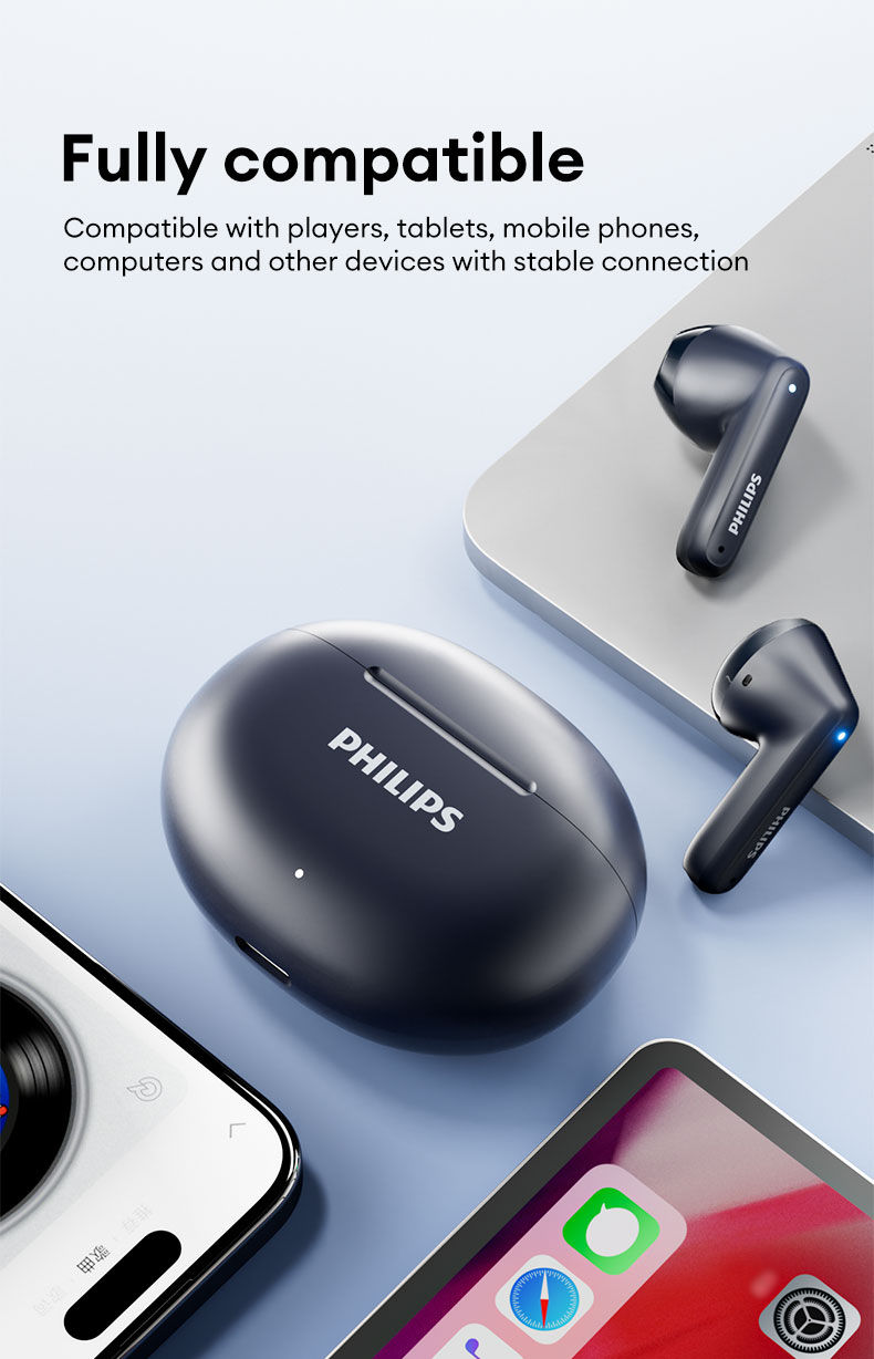 Thumbnail: Original Philips TAT1199 Wireless Bluetooth V5.4 Stereo Headset Ultra