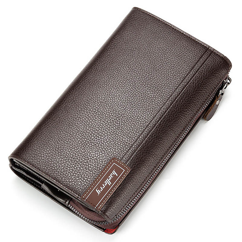 Thumbnail: Baellerry Men Clutch Bag Large Capacity Men Wallets Cell Phone Pocket Passcard P