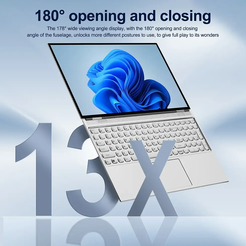 Thumbnail: 16"Laptop Intel Celeron N95 4K HD 120HZ Display 32GB RAM 2TB SSD Office PC Compu