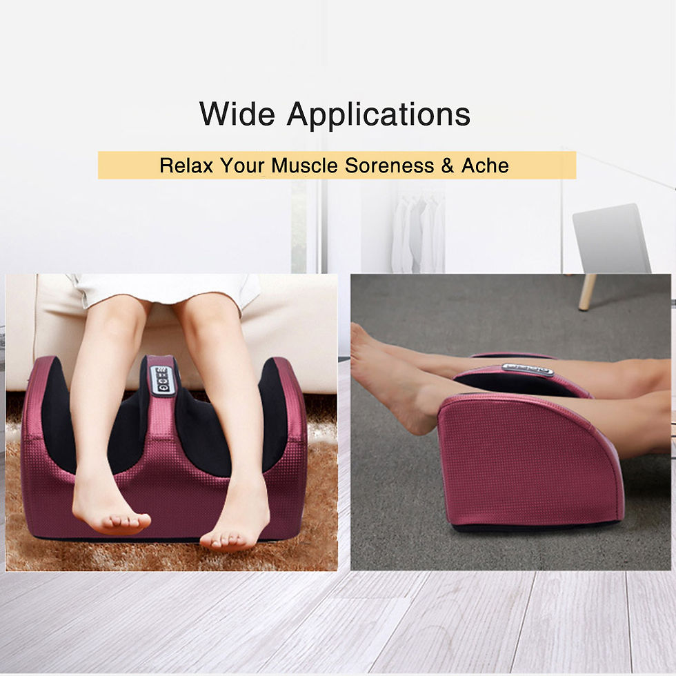 Thumbnail: Electric Foot Massager Heating Therapy Hot Compression Shiatsu Kneading Roller M