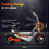 Thumbnail: HEZZO-F8 Electric Scooter, Long Range, Off Road, Folding, Scooter with Seat, 100