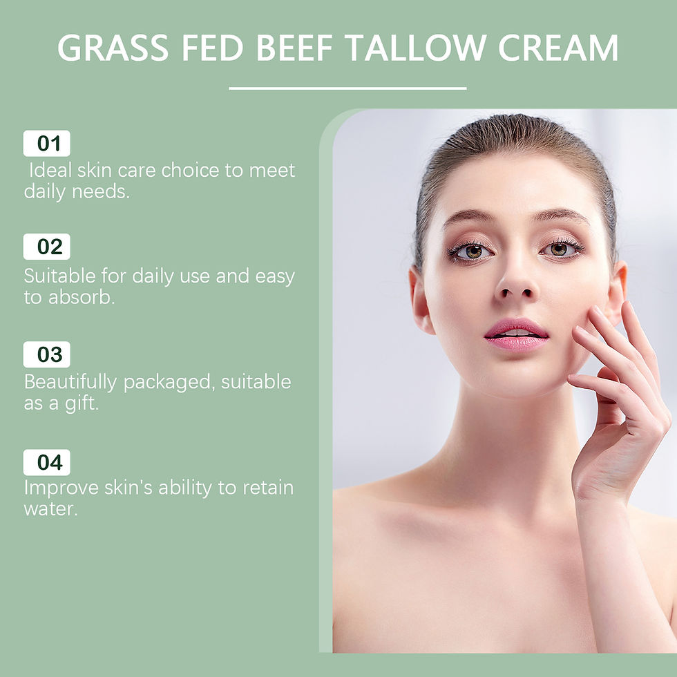 Thumbnail: 1/2/3Pcs Tallow Face Cream Lasting Moisturizing Body Lotion Rejuvenation Firming