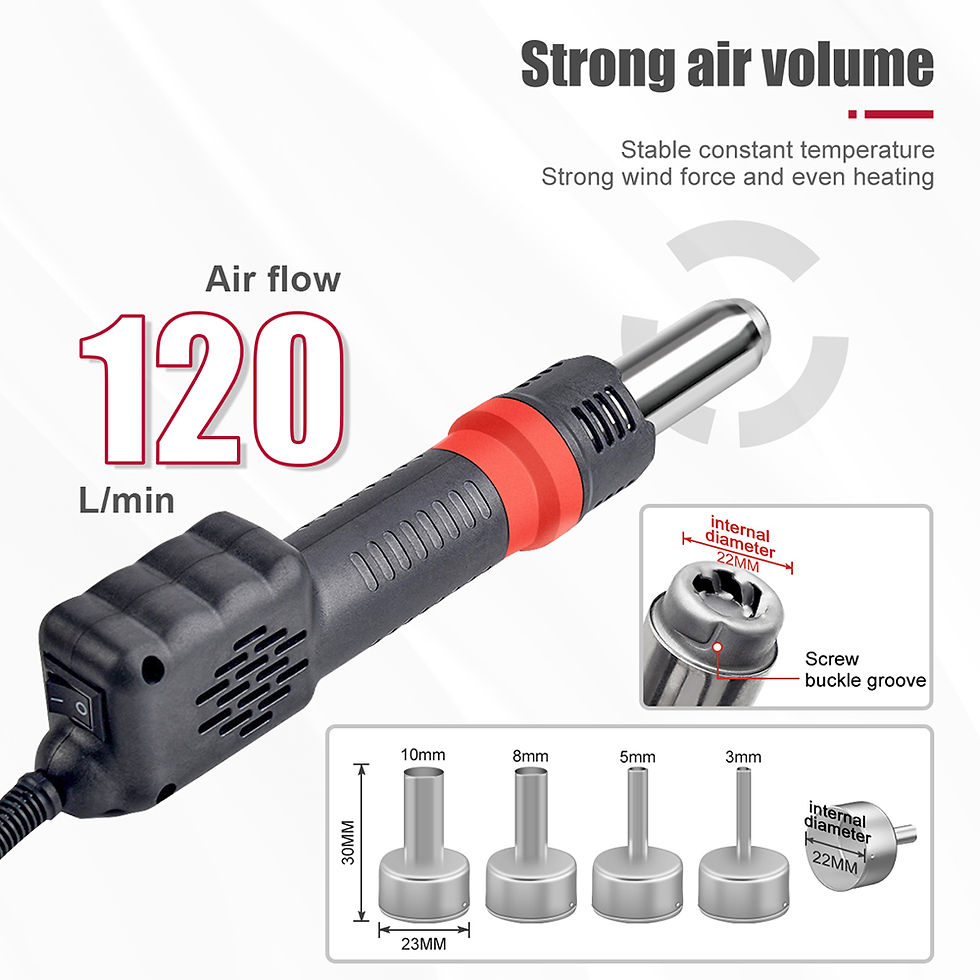 Thumbnail: JCD Micro Hot Air Gun 8208 750W Soldering Welding Rework Station LCD Digital Dis