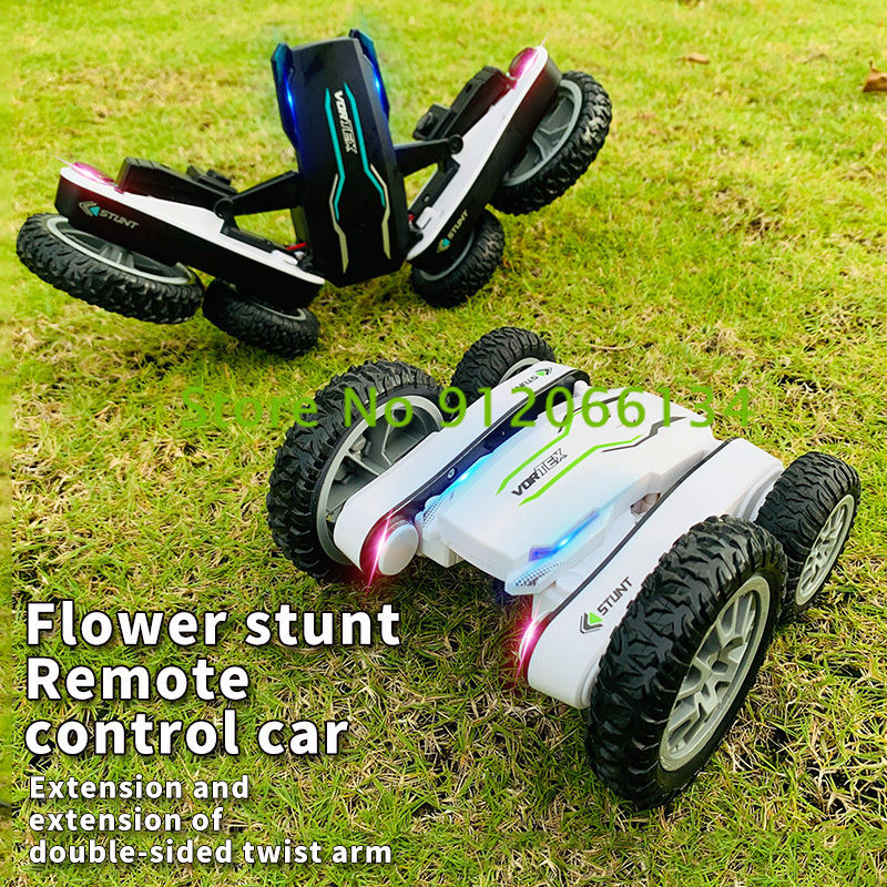Thumbnail: Double-Sided Flowering Stunt RC Car 360°Rotation 30Min Anti-Collision/Anti-fall