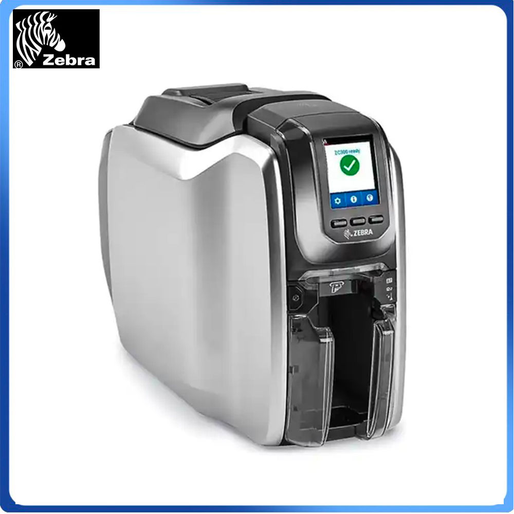 Zebra ZC300 Single/Double Sided Printing Smart PVC IC  ID Card Printer for Stude