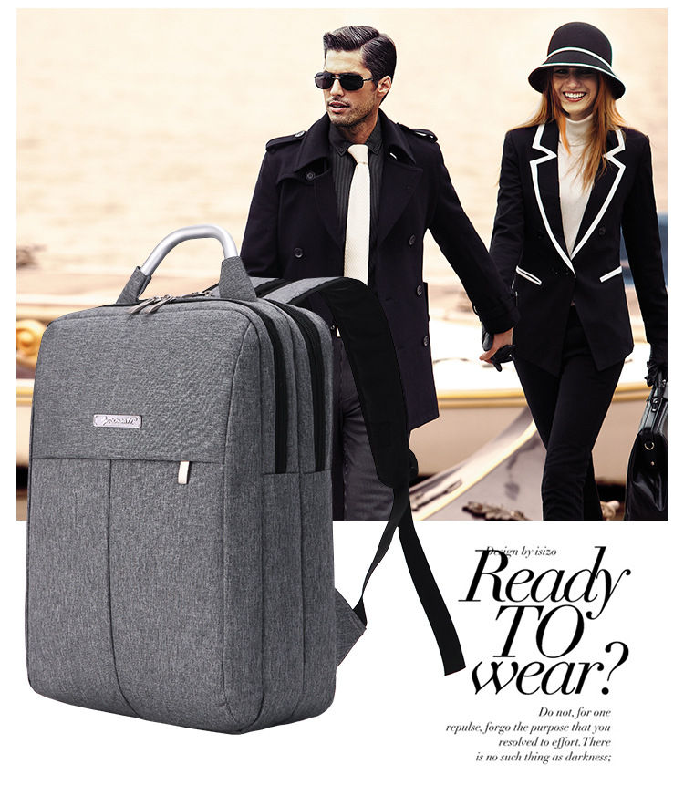 Thumbnail: Fashion Man Laptop Backpack Computer Backpacks Casual Style Bags Large Male Busi
