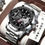Thumbnail:  Luxury Watch Fashion Casual Military Quartz Sports Wristwatch Full Steel 