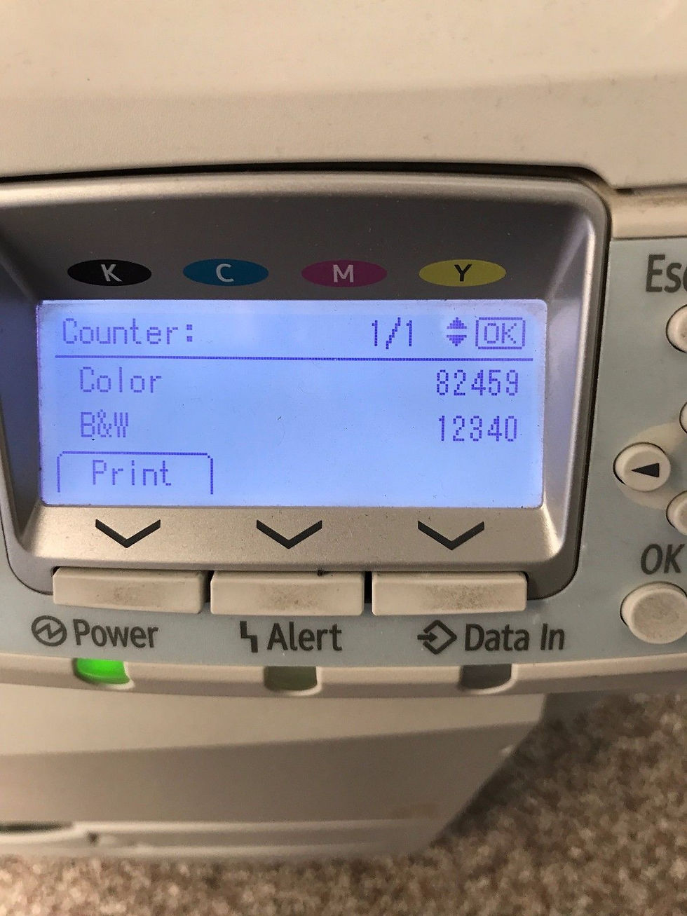 Thumbnail: Gestetner C7640ND /256 MB DIMM, FAC 33 Cabinet/ Color + B/W Laser Printer/C