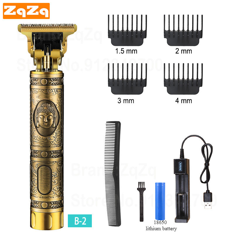 Thumbnail: ZqZq Hair Trimmer Clipper Rechargeable Hair Clipper,Men Trimmer Electric Shaver 