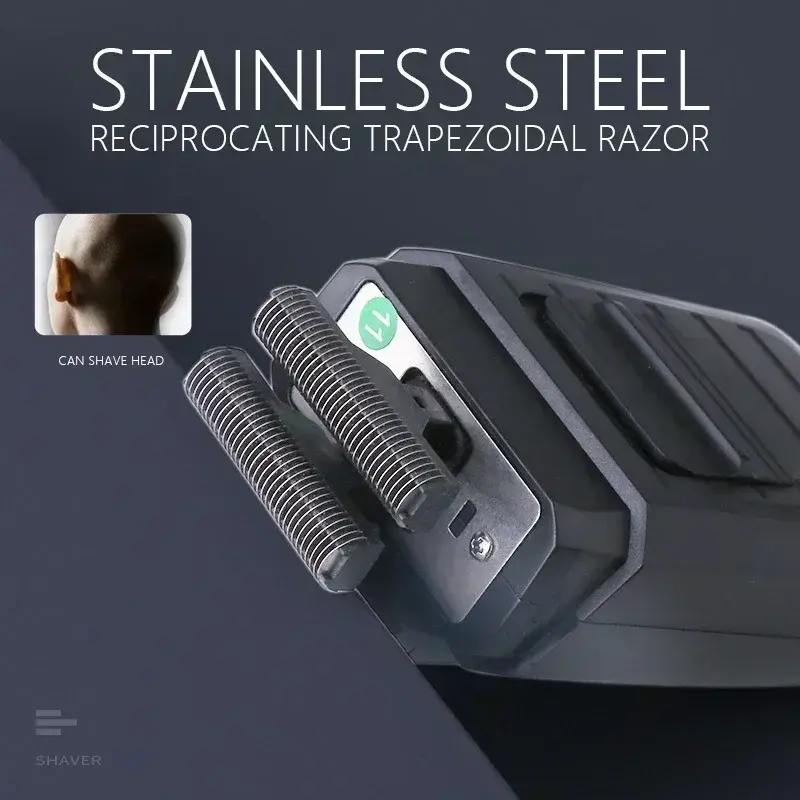 Thumbnail: Kemei KM-2296 KM-2299 KM-1102 Professional Hair Clipper Kit Electric Shaver Male