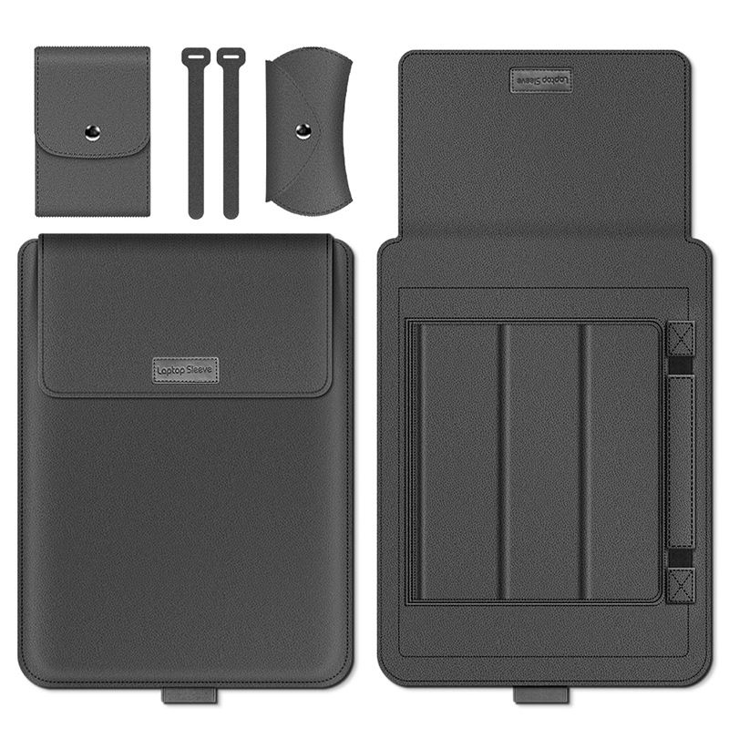 Thumbnail: for Microsoft Surface Book 3 2 Laptop Bag Flip Sleeve Stand Bracket Cable Belt C