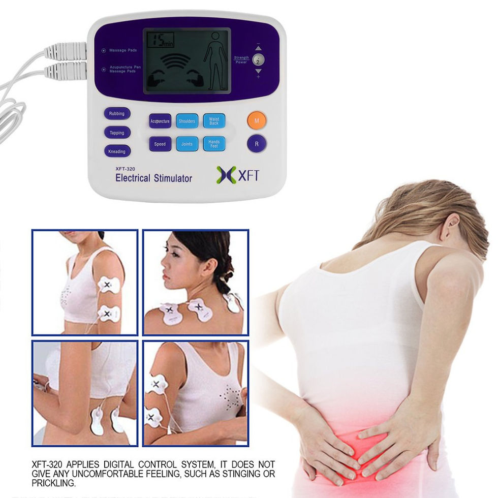 XFT-320 Health Care Body Foot Massager Dual Tens Machine Digital Electrical Ther