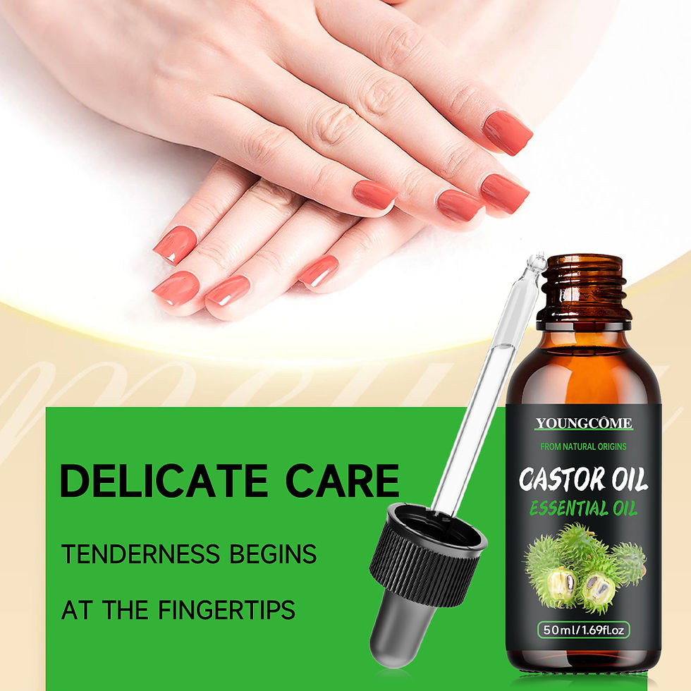 Thumbnail: Natural castor oil essential oil,Repairs Damaged Hair Improves Hair Quality Mois