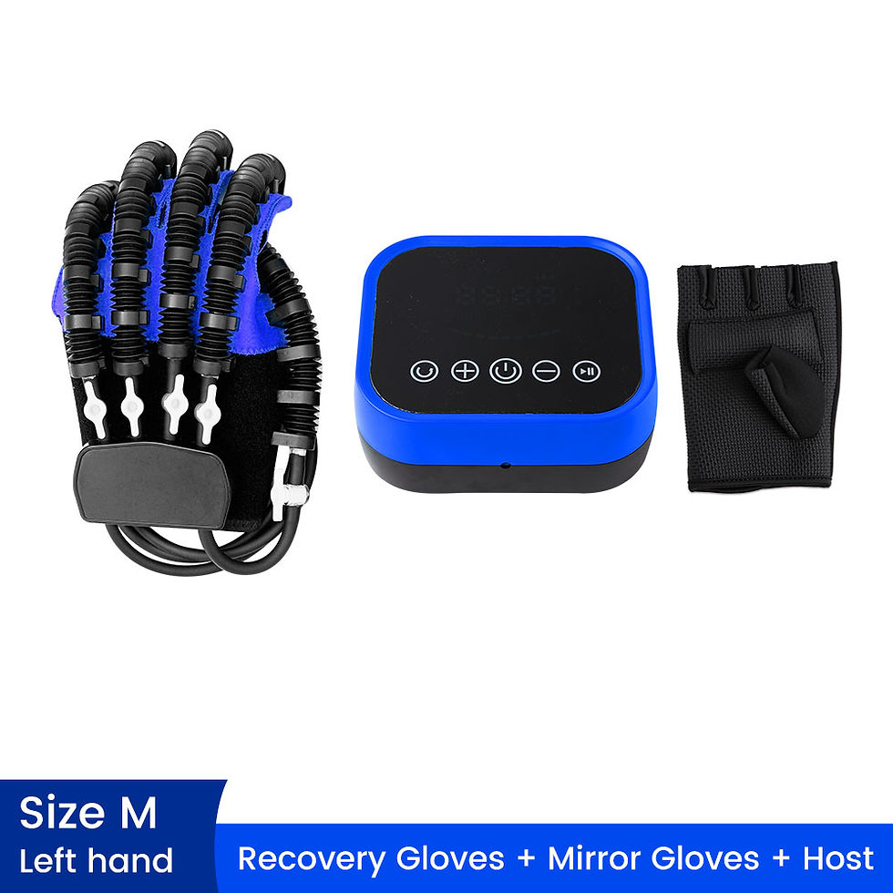 Thumbnail: Upgraded Left Right Hand Massage Rehabilitation Robot Gloves Device for Stroke H